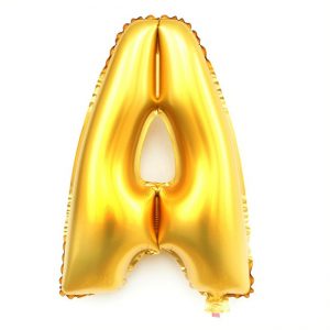 free-shipping-5pcs-lot-Golden-letter-A-foil-balloons-Birthday-decorated-balloon